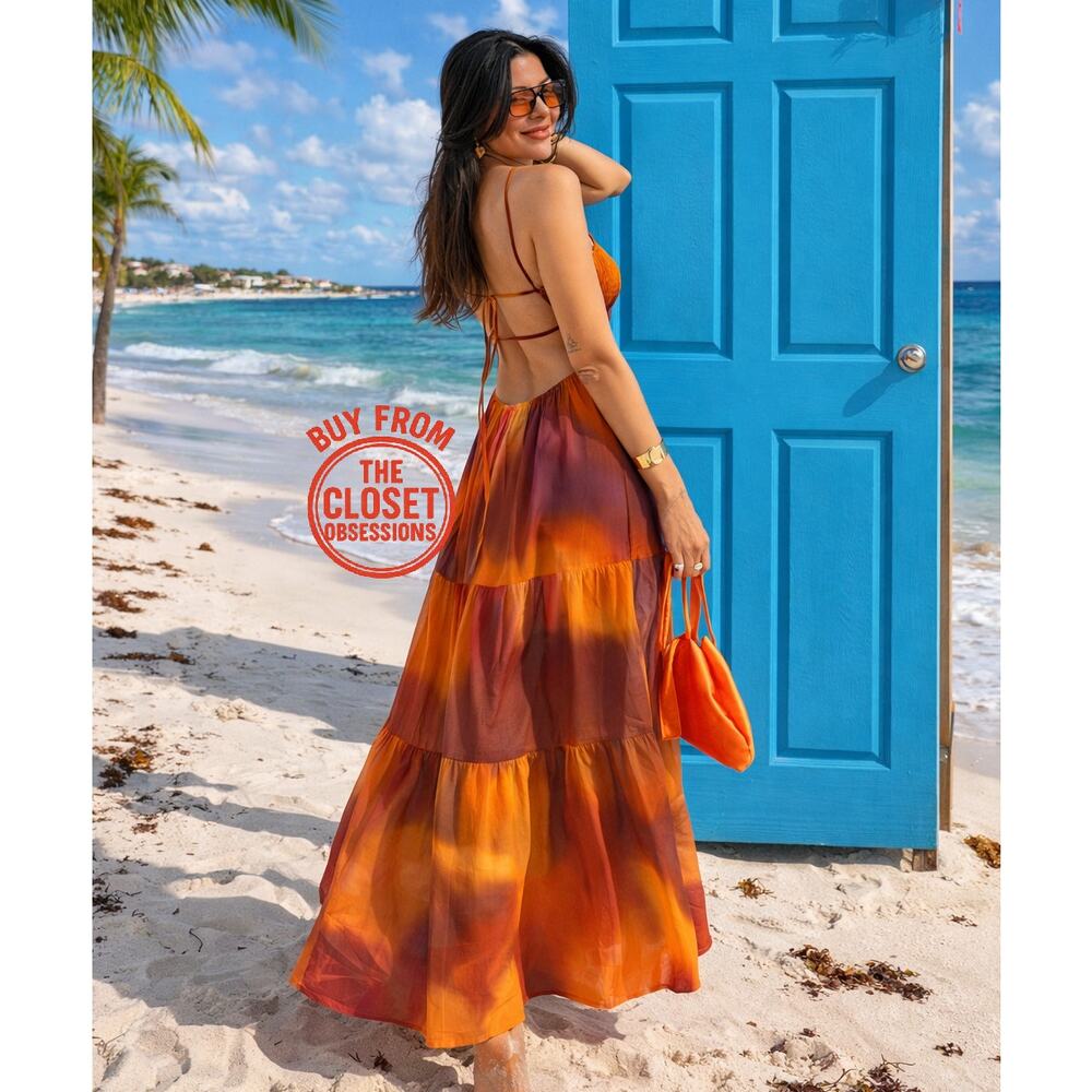 RARE!!! ZARA BLOGGER FAVE!!! Halter Maxi Dress NWT (Size M) - Picture 4 of 16